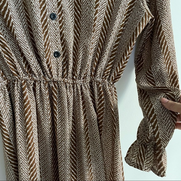 Dress and Vest Set in Fall Tone - Picture 8 of 8